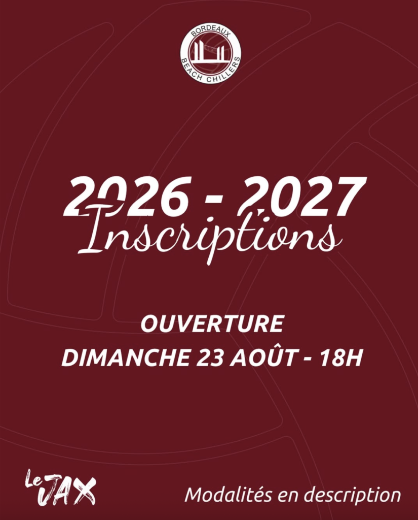 [MAJ 10-08-26] OUVERTURE DES INSCRIPTIONS ET TARIFS